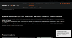 Desktop Screenshot of location.provencia-immobilier.com