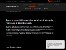 Tablet Screenshot of location.provencia-immobilier.com
